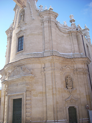 Matera con la neve Chiesa del Purgatorio  - 15 dicembre 2007